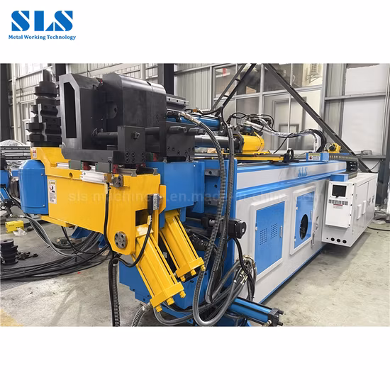 Piegatrice idraulica elettrica per tubi rotondi quadrati in acciaio, piegatrice automatica per tubi CNC con mandrino per telaio di mobili, tubi di scarico dell'olio per automobili